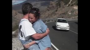 Group Sex on Jeep with Busty MILFs Fucked by Huge Cocks