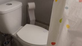 Caught Spying on Peeing Secretary