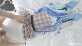 Vtuber cosplay bareback &mdash;  multiple climaxes cream pie
