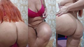 dance sensual de langerie com nudez