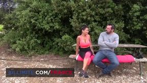 Intimate Moments Among the Vines: A Curvy Encounter in Nature