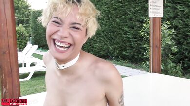 Hot Thai girl double penetrated raw in park public fuckfest leaked