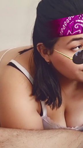 Brunette Sucking Big Dick