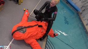 Submerged in Submission: Inflatable Suit Orgasm Control For Lucy's Girlfriend