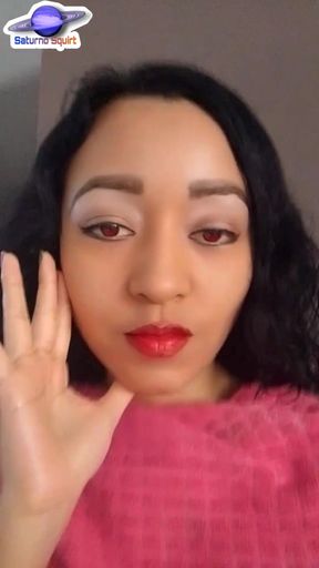 Saturno Squirt Her Red Eyes as a Sexy Vampire Will Suck Your Entire Cock, Enjoy the Videos