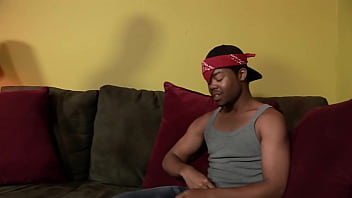 Black thug gives head and gets fucked hard from the back