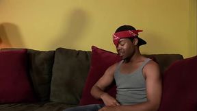 Black thug gives head and gets fucked hard from the back