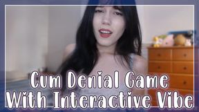 Cum Denial Game With Interactive Vibe