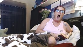 Bedtime While Reading Yawning