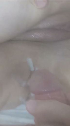 10 cumshots on my wife who loves to receive my cum in her pussy and body   Clip 2