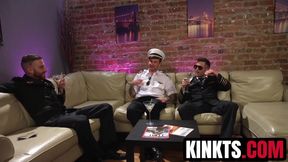 Lance Hart leaves TS Aubrey Kate drench with cum in dirties gangbang