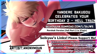 PART 2 (My Hero Academia) Daddy Bakugou's HOT BIRTHDAY FUCK - Subway
