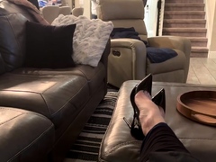 Webcam amateur tasha sky entertains a voyeurs foot fetish w