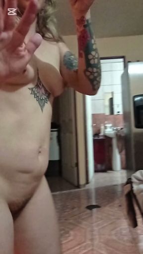 My sister-in-law dances for me to break her ass