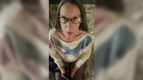 Goode Girl Nylonplay with Hubby's Cock and Balls