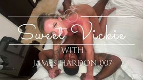 Sweet Vickies passionate fuck with James Hardon