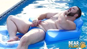 Bear Kinky Cub Adam Jones Sunbathes Before Jerking Off