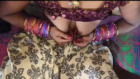 Indian Desi Bhabhi Fucked Hard by Her husband First Time