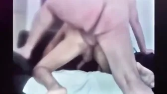 Young bottom gets barebacked by older bear daddy