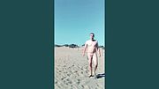 Playa nudista en Islas Canarias