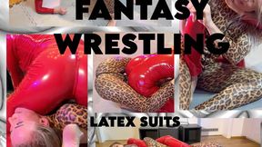 Female Wrestling Latex Suits Competetive Ginger