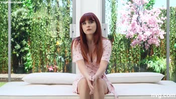 Sultry Redhead An's Steamy Audition Turns into a XXX Modeling Gig