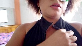 lista para hacer porno casero! me visto sexy y me preparo para ir a follarme a mi padrastro en su aniversario de bodas