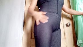 lista para hacer porno casero! me visto sexy y me preparo para ir a follarme a mi padrastro en su aniversario de bodas