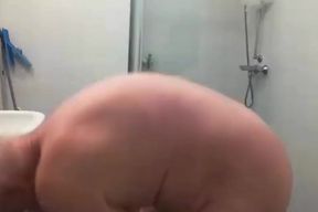 Grandpa Shower On Webcam