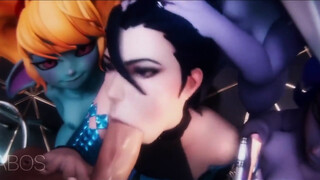 LOL Yordel Helping Slut Suck A Big Juicy Cock