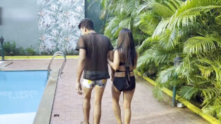 69, masturbare manuală, vorbe murdare – film de casă cu sfârcuri mari și o fată indiană primește sex anal dur