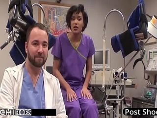 Patient Gets Hitachi Orgasm From Nurse - Jackie Banes