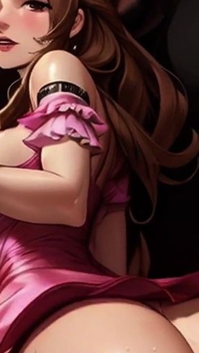 Spicy Toons: Aerith in a Mosh Pit