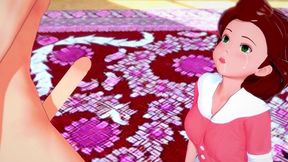 the milf annie hughes is giving you a blowjob - iron giant 3d porn parody