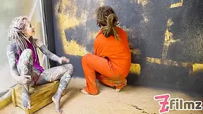Nikolaz Zpageti In Alt Dominatrix Pegging Tattooed Worker