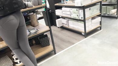 Skinny Noradevot Risky Remote-controlled in the Kitchen Studio