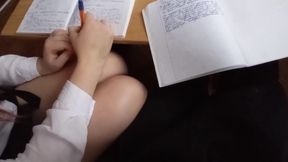 Sucked Near the Teacher During the Lesson (with Dialogues)