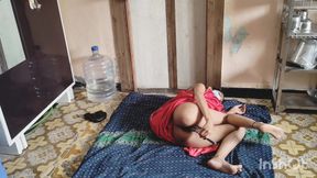 Desi Bhabhi Shivani Masturbating in Red Saree.