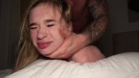 HER LEGS ARE SHAKING WITH ORGASM - she has never cum so hard