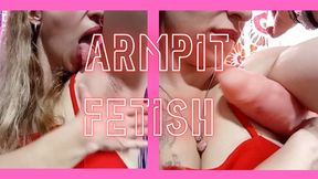 Wet and Warm Armpits: My Sweat, My Drool, My Dildo