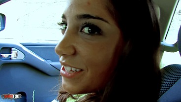 Spanish busty babe Carla Cruz fucked in the pick up truck