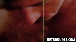 RetroDudes.com - Vintage stunner Keith Anthoni joins a wild orgy of sucking and dick