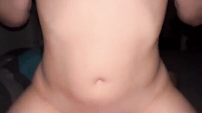 Woke up my Step Sis at night and creampied her wet pussy