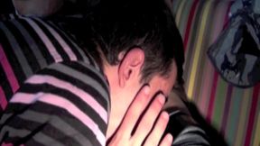 Slut fucked by 2 pornstards Greg and Kaemron