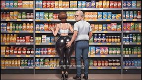 grandpa lesson [ taboo hentai game ] ep.8 old man has accidental boner everywhere ! at the mall, during yoga and in the train !