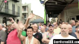 CodyVictorXXX.com - Daddy gives stud a rimjob before fucking his ass bareback hard