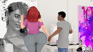 Date night and role play with my big booty stepmon