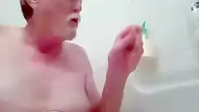 Handsome Str8 Grandpa Shower