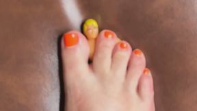 Giantess Foot Crushing Domination – MILF Mistress Teases Her Tiny Man