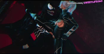 BatGirl's Pussy Devoured by Monster Venom with Sweetlife060